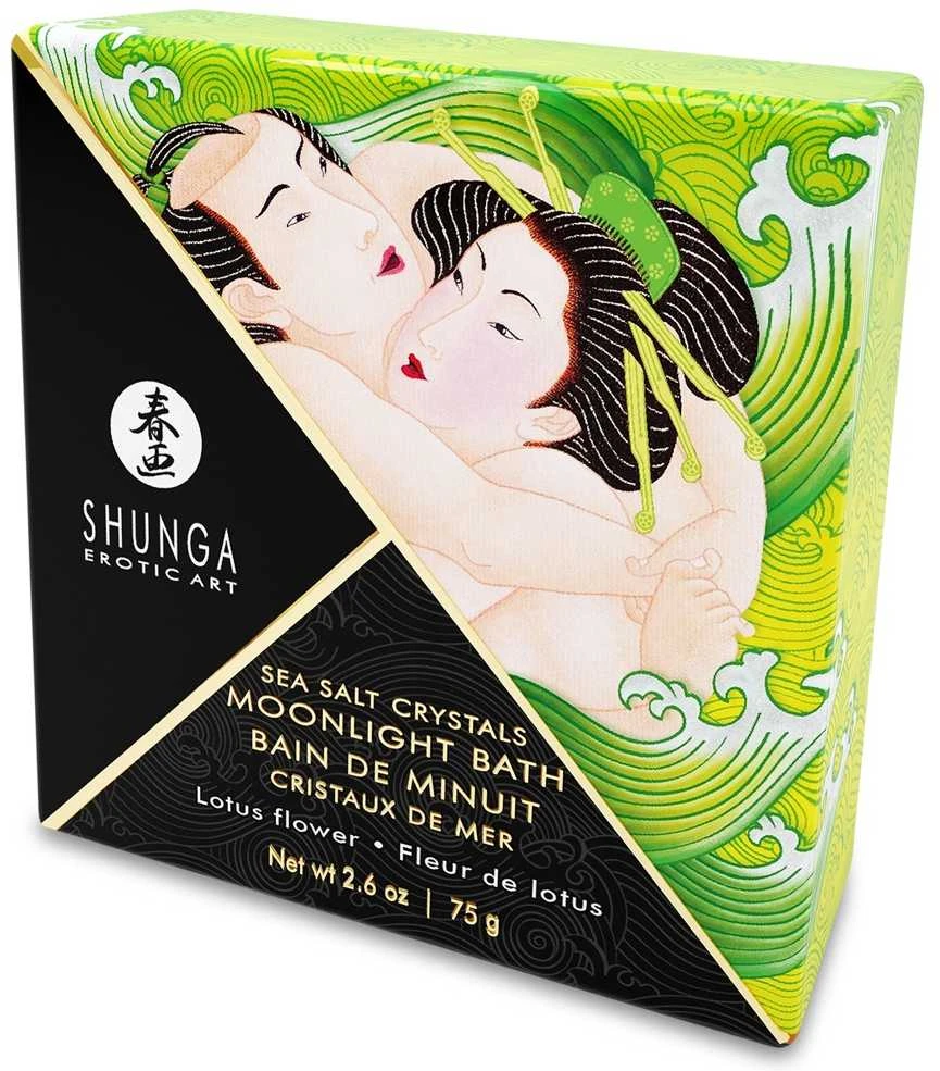 Shunga vonios druska Bath Salt Lotus Flower 75 g