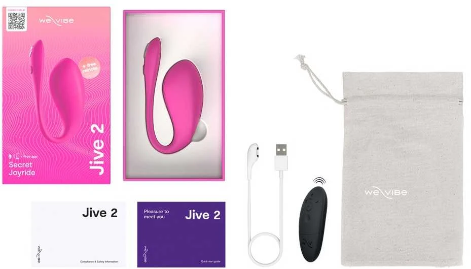 „We-Vibe“ elektrinis kaištis „Jive 2“.