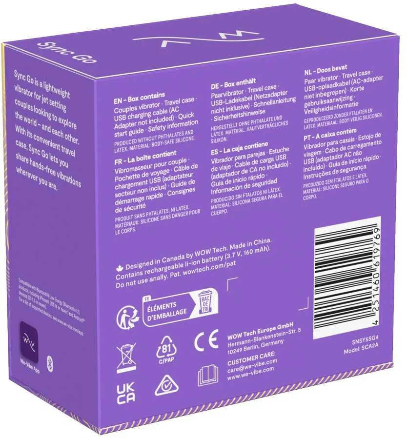 We-Vibe Sync Go Violetinė
