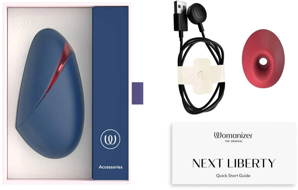 Womanizer Next Liberty Raudona/Blu