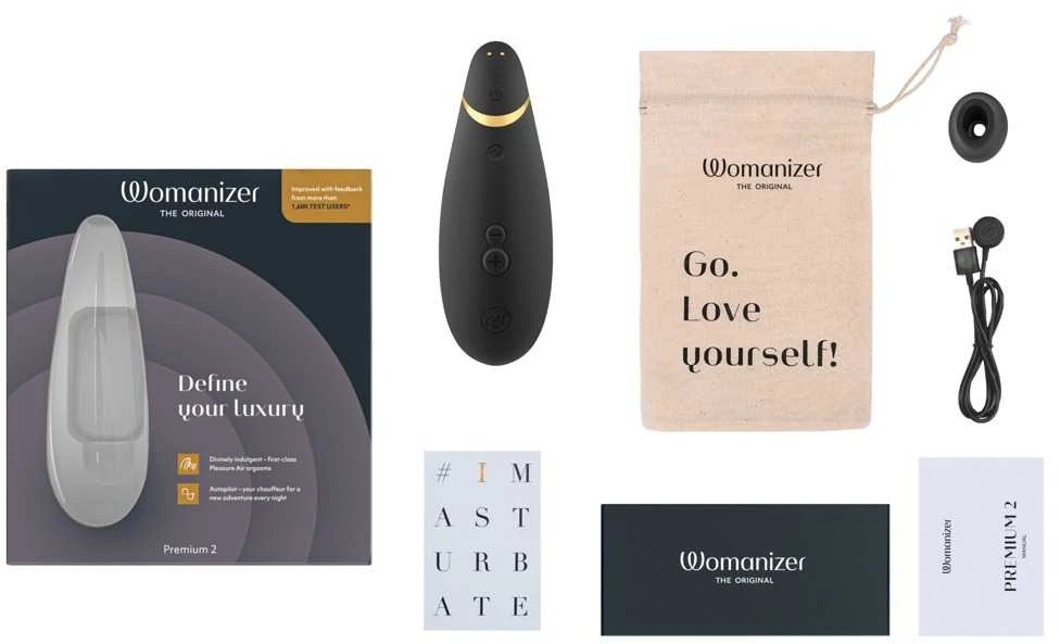 Womanizer Premium 2 Juodas