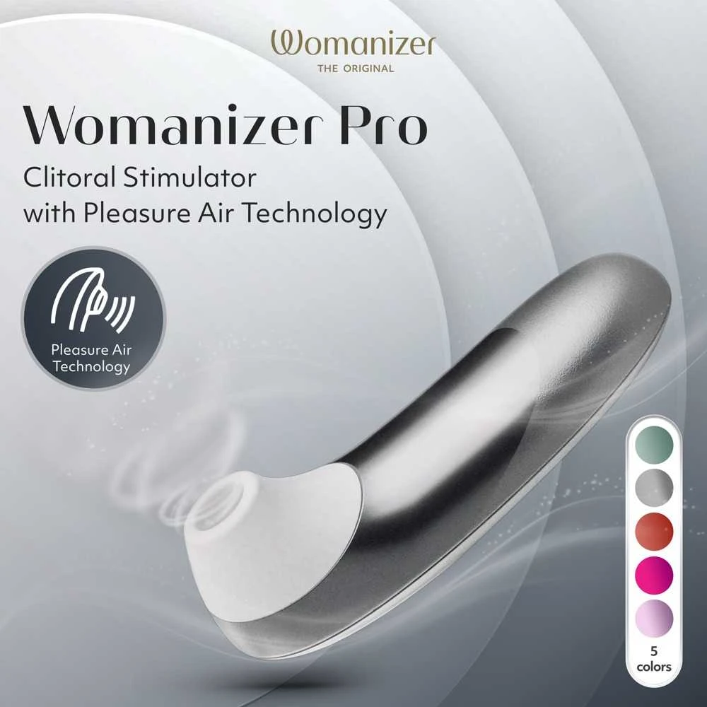 Womanizer Pro Sidabrinis