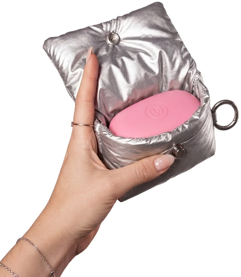 Womanizer Snap Pouch Sidabrinis