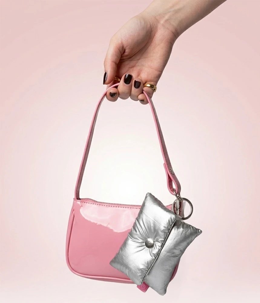 Womanizer Snap Pouch Sidabrinis