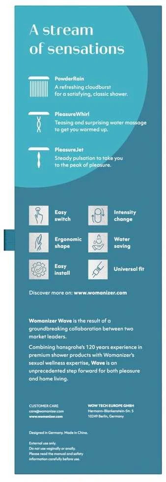 Womanizer Wave Juodas