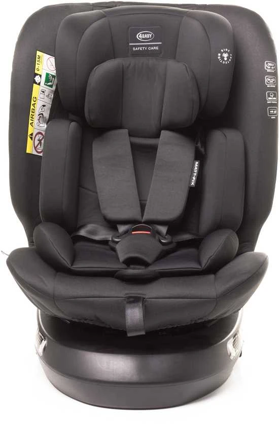 4Baby 4 BABY automobilinė kėdutė Matinis-FIX 40-150cm JUODA I-SIZE