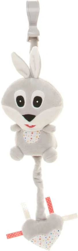 4Baby muzikinas žaislas vežimėliui kiškis R01