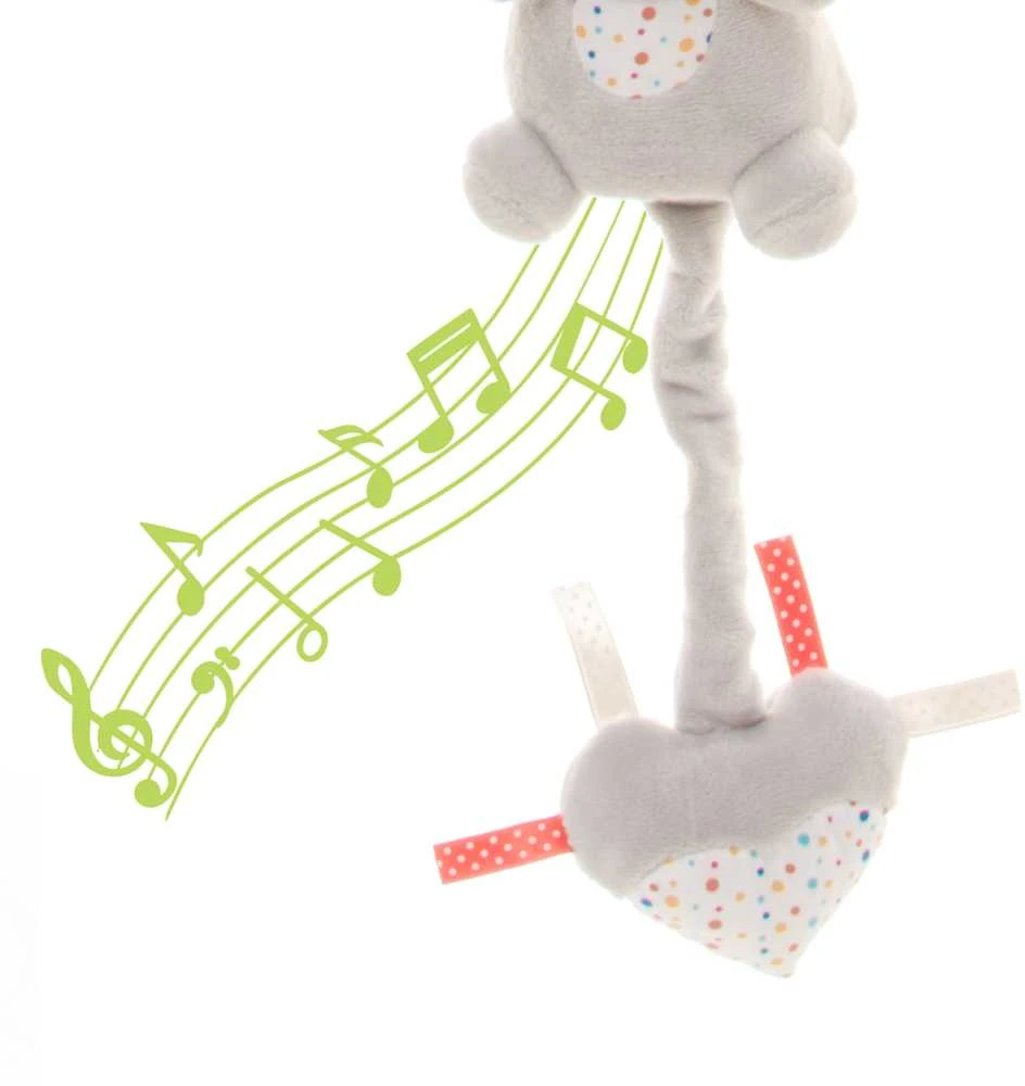 4Baby muzikinas žaislas vežimėliui kiškis R01