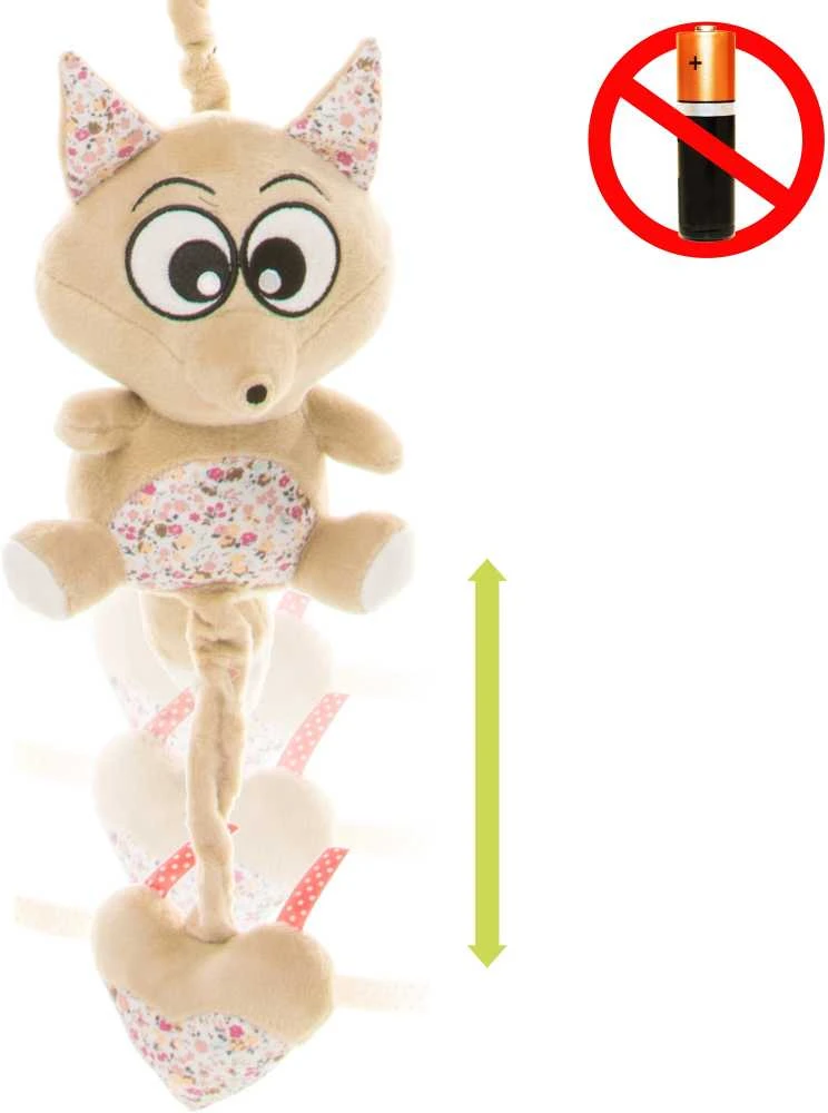 4Baby muzikinas žaislas vežimėliui lapė F01