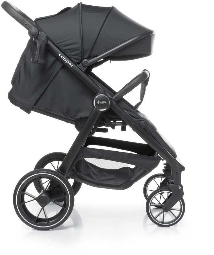 4Baby sportinis vežimėlis COPPER juodas
