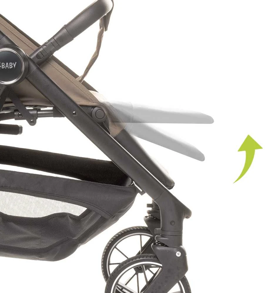 4Baby sportinis vežimėlis COPPER mokka