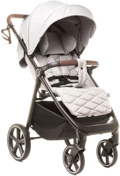 4Baby sportinis vežimėlis STINGER PRO šviesiai pilkas