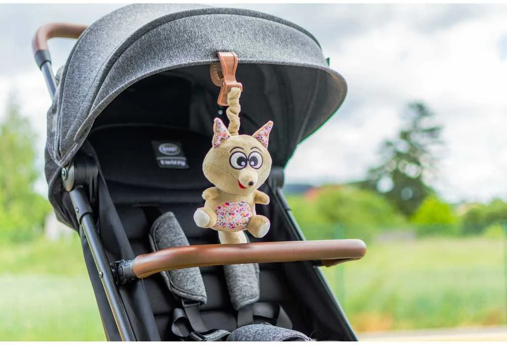 4Baby žaislas cipsiukas vežimėliui lapė F02
