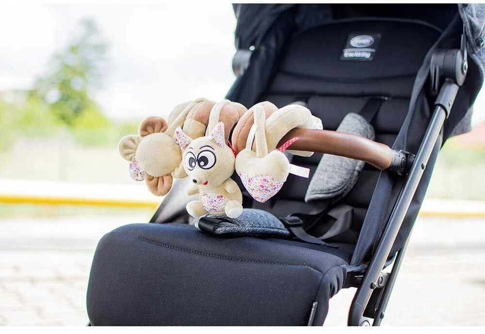 4Baby žaislas spiralė vežimėliui lapė F07
