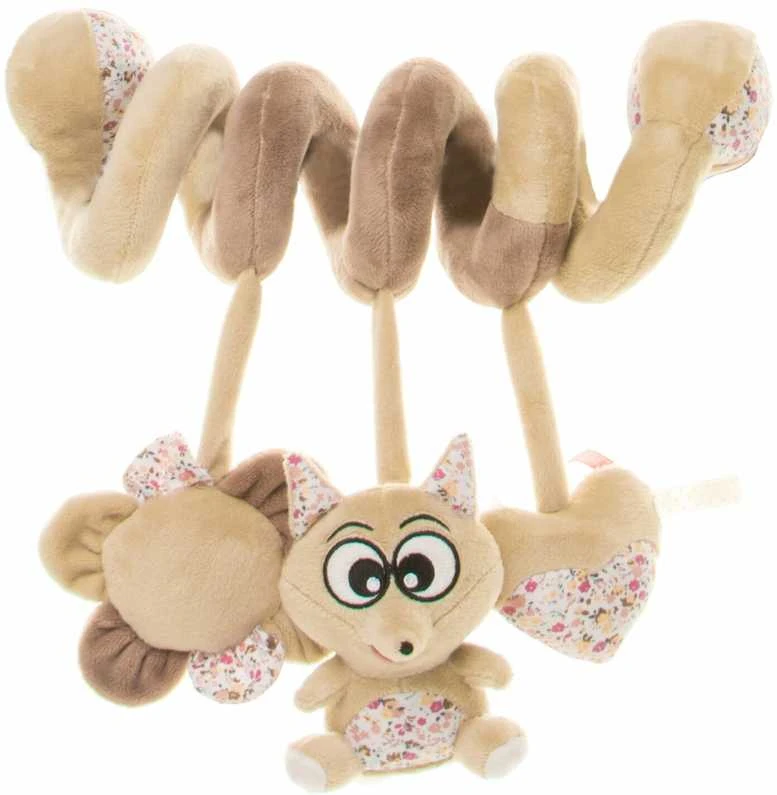 4Baby žaislas spiralė vežimėliui lapė F07