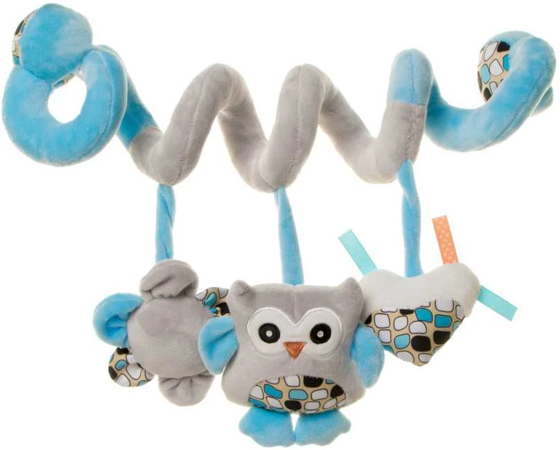 4Baby žaislas spiralė vežimėliui pelėdžiukas OB07