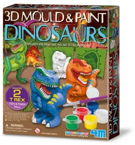 4M 3D liejimas ir dažai Dinozaurai