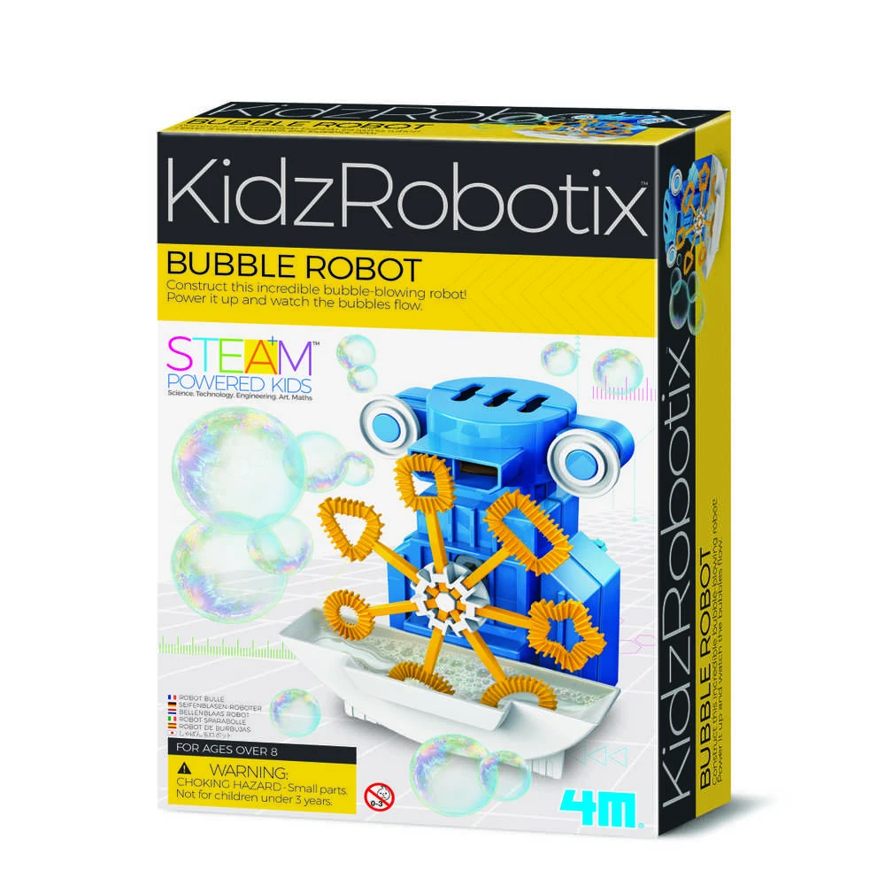 3Doodler 4M KidzRobotix Rinkinys „Burbulų robotas“