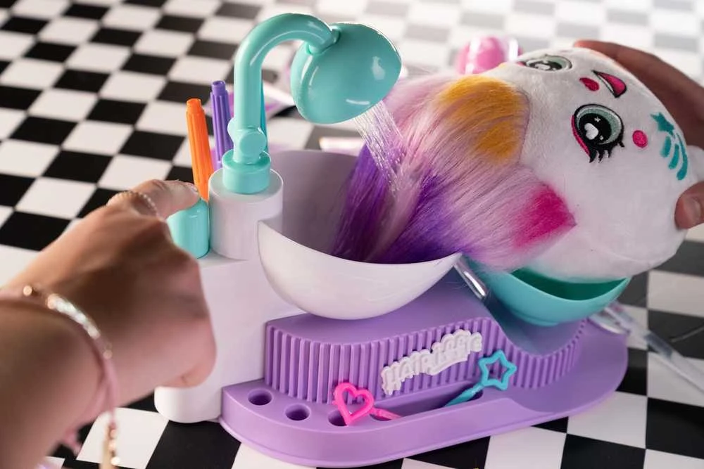 Pliušinis žaislas su plaukų dažymo rinkiniu Canal Toys Airbrush Plush Hair'iffic