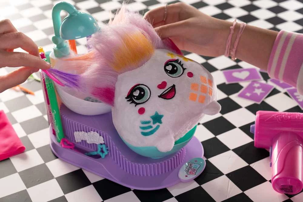 Pliušinis žaislas su plaukų dažymo rinkiniu Canal Toys Airbrush Plush Hair'iffic