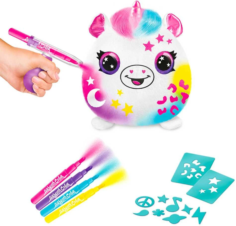 Canal toys AIRBRUSH PLUSH Rinkinys su aerografu „Gyvūnėlis kibirėlyje“