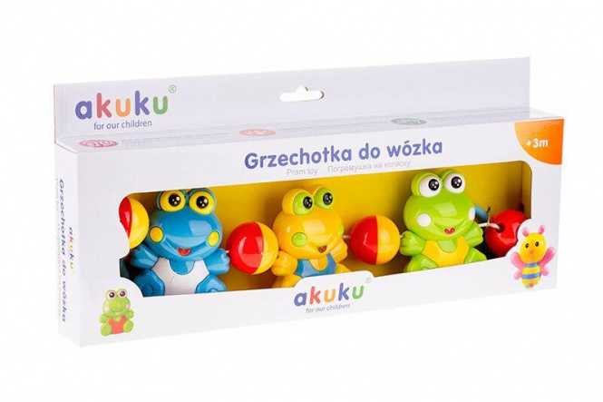 Akuku Vežimėlio barškutis varlės