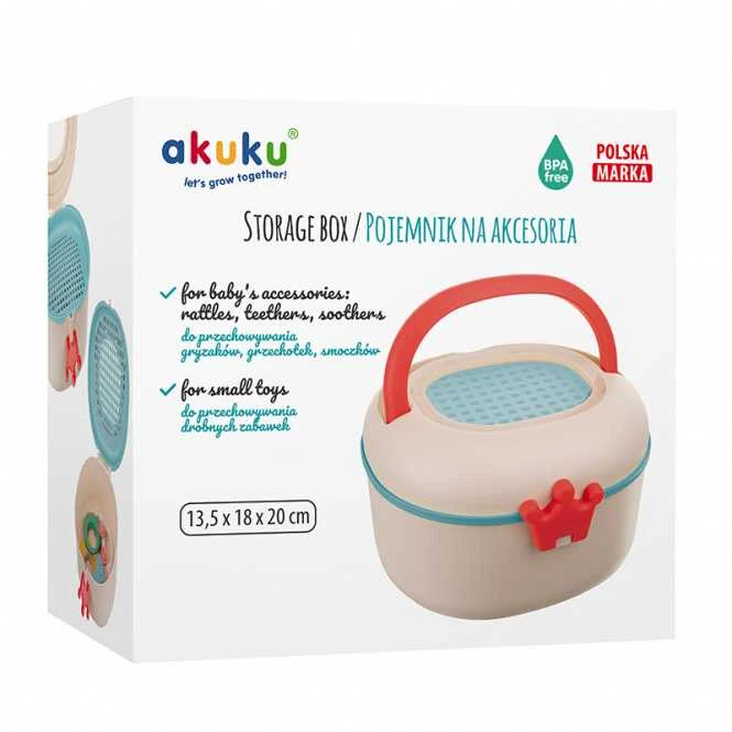 AKUKU dėžutė barškučiams, kramtukams ir kitiems smulkiems aksesuarams, A0538