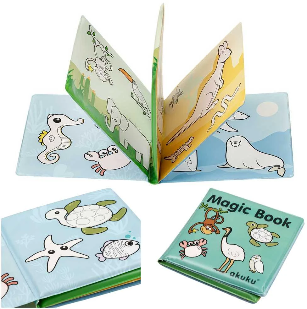 AKUKU edukacinė minkšta knygelė MAGIC BOOK, 10 psl., A0657