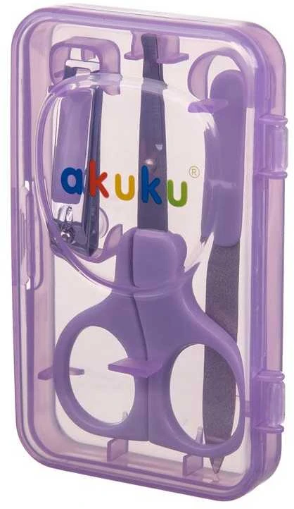 AKUKU kūdikių nagų priežiūros rinkinys MINT, A0040