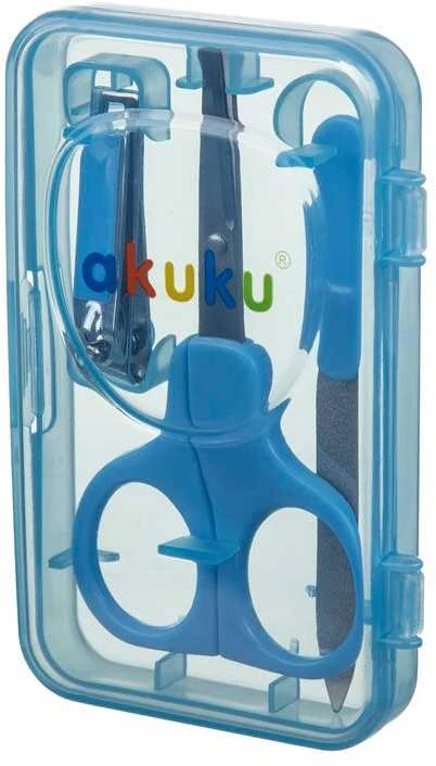 AKUKU kūdikių nagų priežiūros rinkinys MINT, A0040