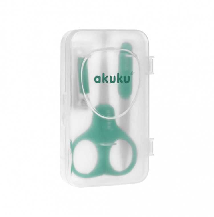 AKUKU kūdikių nagų priežiūros rinkinys MINT, A0040