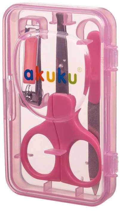 AKUKU kūdikių nagų priežiūros rinkinys MINT, A0040