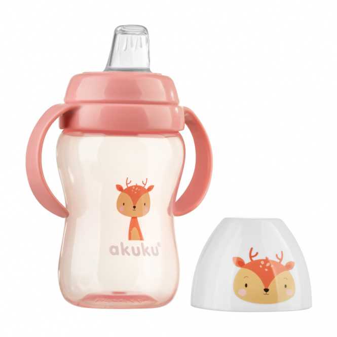 AKUKU neišsiliejanti gertuvė su snapeliu DEER, 240 ml, A0221