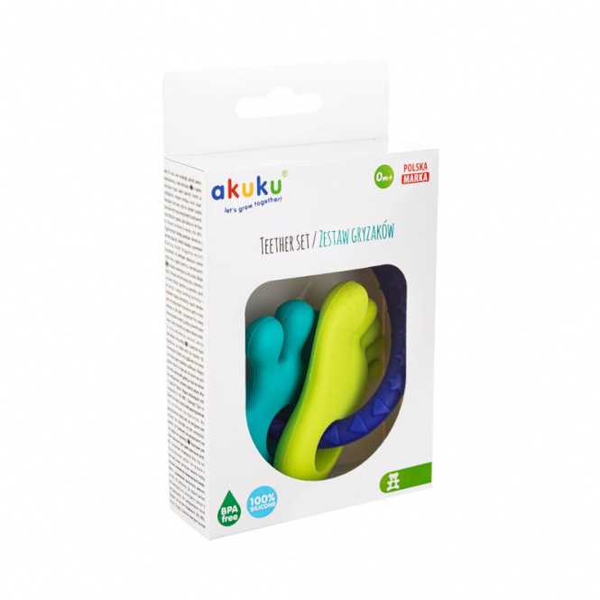Albis Akuku silikoninis kramtukas FOOT/HANDS, A0127