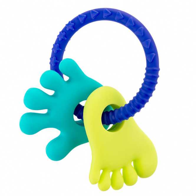 Albis Akuku silikoninis kramtukas FOOT/HANDS, A0127