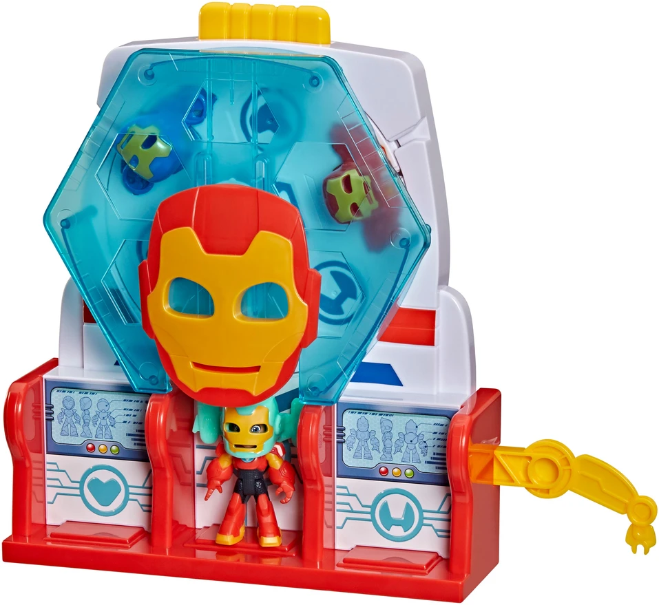 AVENGERS IRON MAN AND HIS AWESOME FRIENDS Rinkinys „Šarvų kambarys“