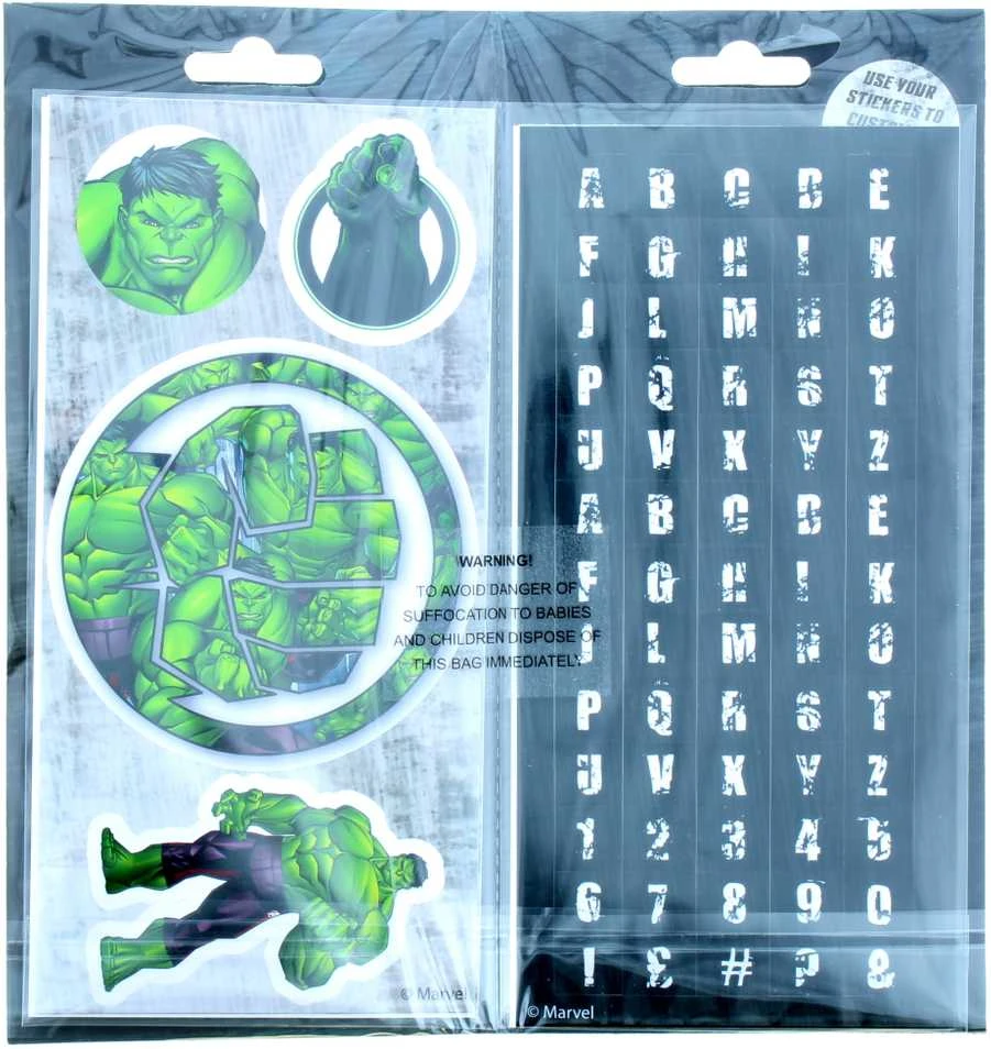 AVENGERS lipdukų rinkinys ICON CUSTOMISING STICKERS SET
