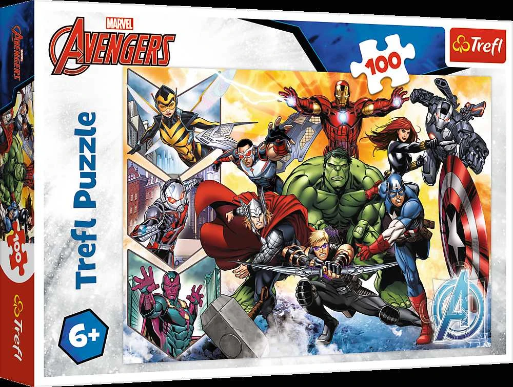 Trefl Dėlionė 100 vnt. - Keršytojai (The Avengers)