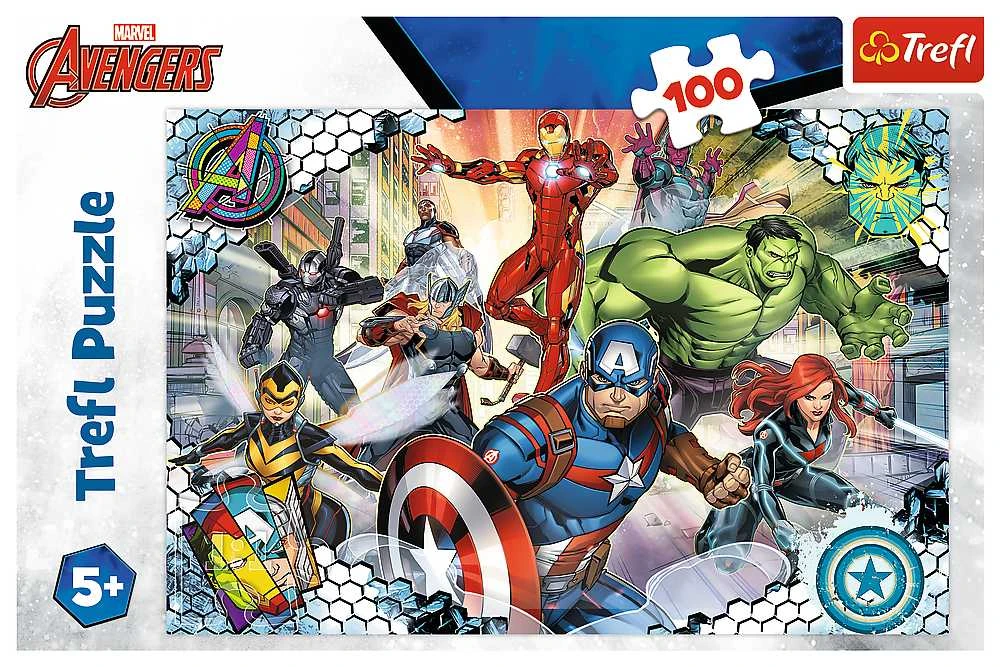 Trefl Dėlionė 100 vnt. - Keršytojai (The Avengers)