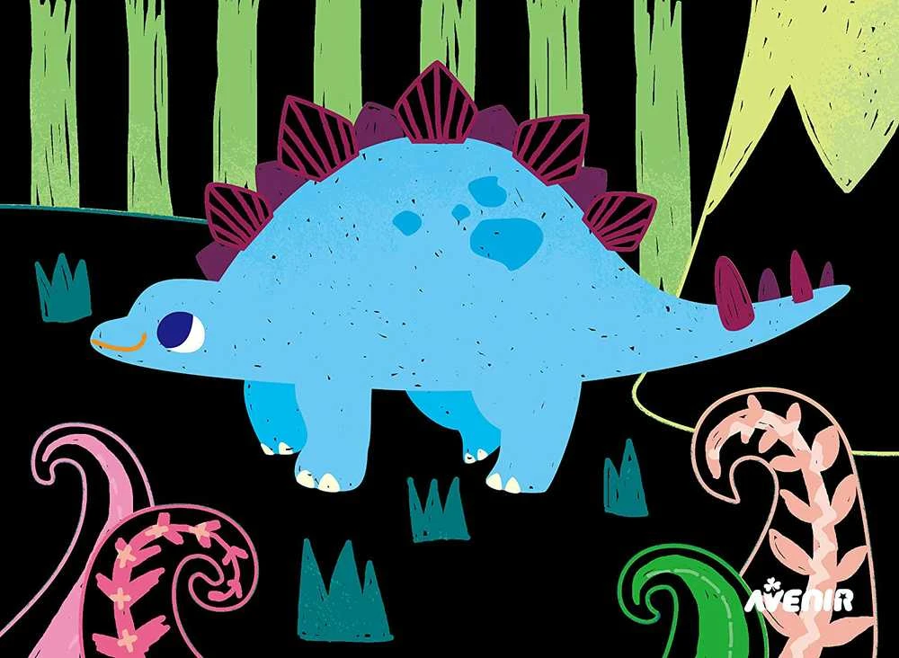 AVENIR Nutrinamų paveikslėlių rinkinys „Dinozaurai“