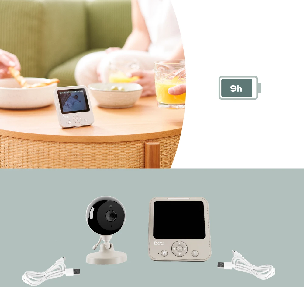 Babymoov mobili video auklė kūdikiui 2,8’’ YOO Start A014437