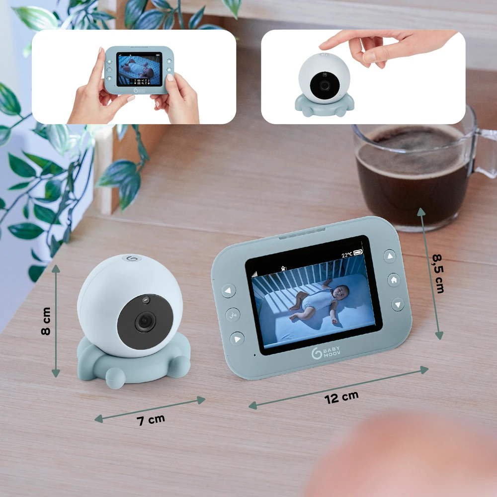 Babymoov mobili video auklė kūdikiui 3,5’’ YOO Roll A014431 A014431