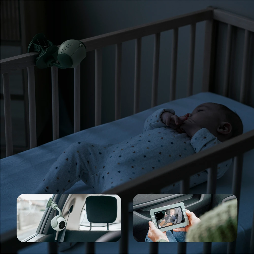 Babymoov mobili video auklė kūdikiui 5’’ YOO Go + HD A014433