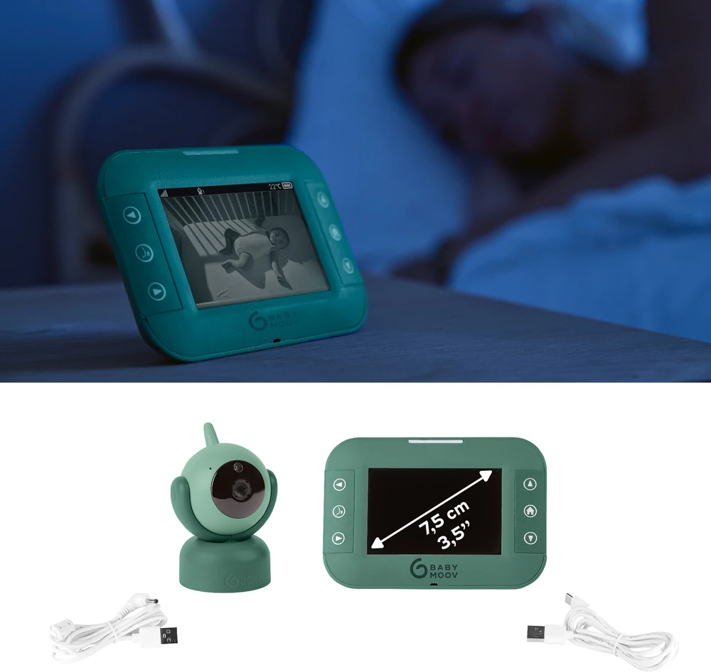 Kūdikio monitorius Babymoov Yoo Master (žalias)