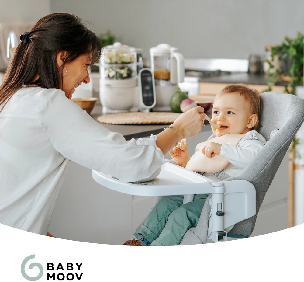 Daugiafunkcis virtuvės kombainas Babymoov Nutribaby(+) 6-in-1 (smėlio spalvos)