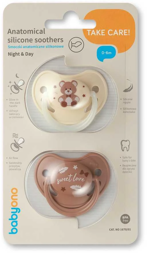 Suavinex Babyono čiulptukas silikoninis anatominis 0-6m 1670/01