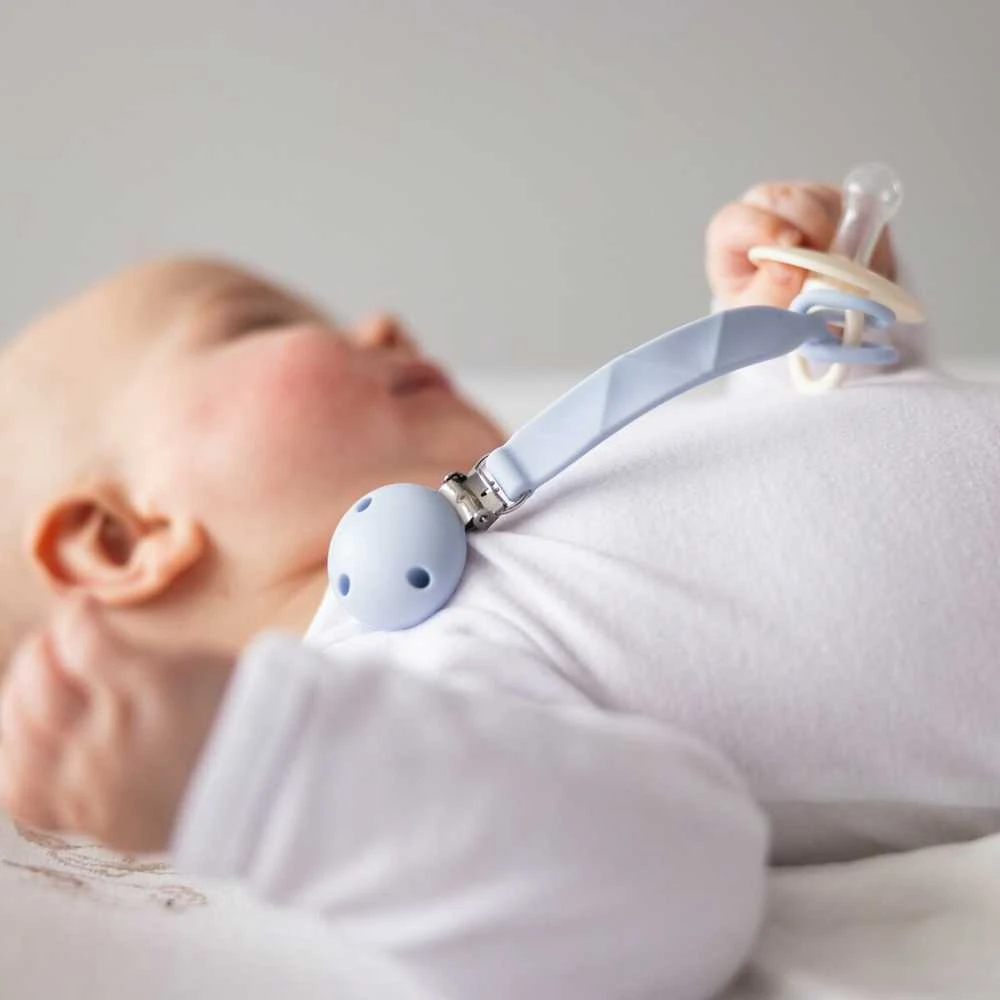 Baby Ono BabyOno čiulptuko laikiklis silikoninis mėlynas 1469/02