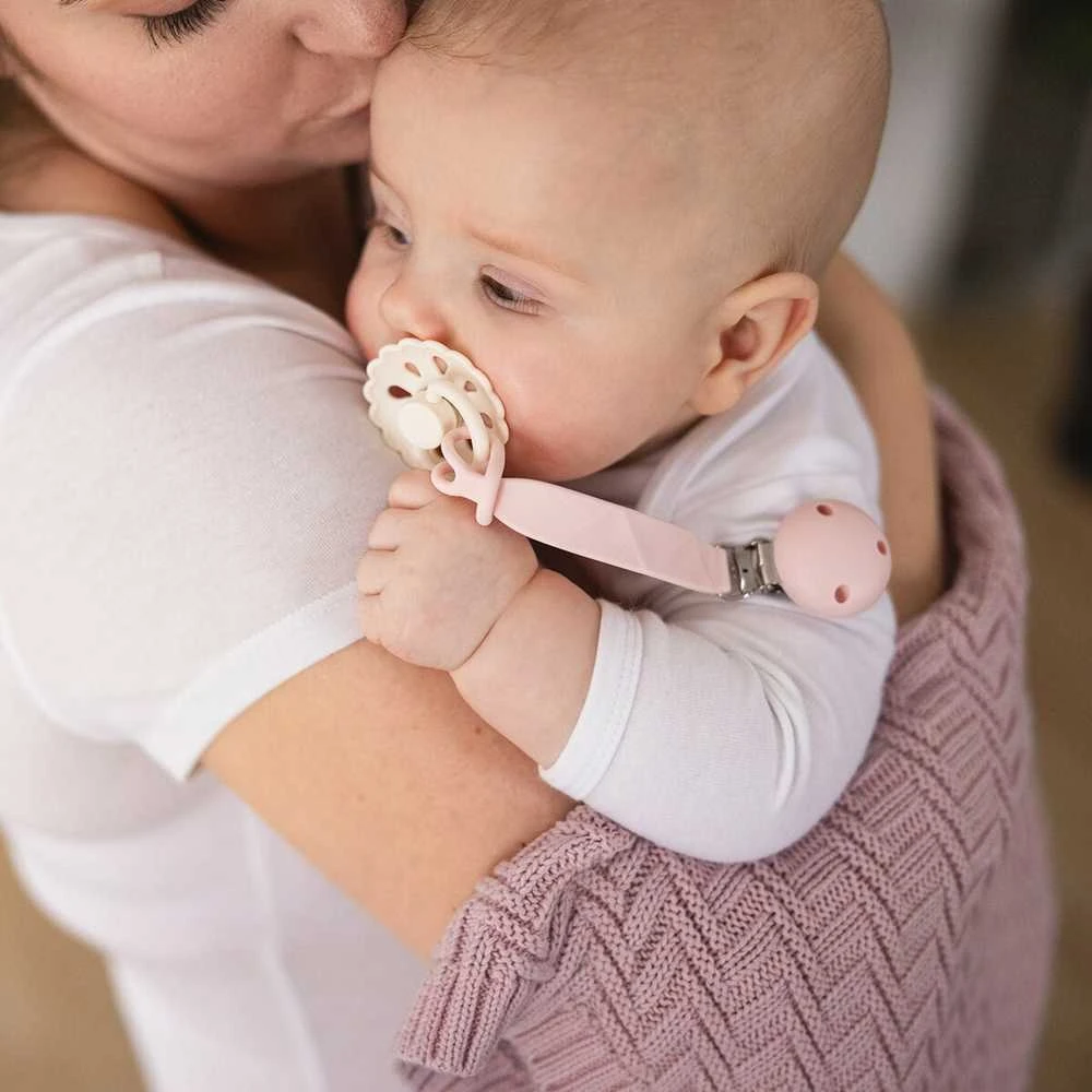 Bredemeijer Baby Ono BabyOno čiulptuko laikiklis silikoninis kreminis 1469/03