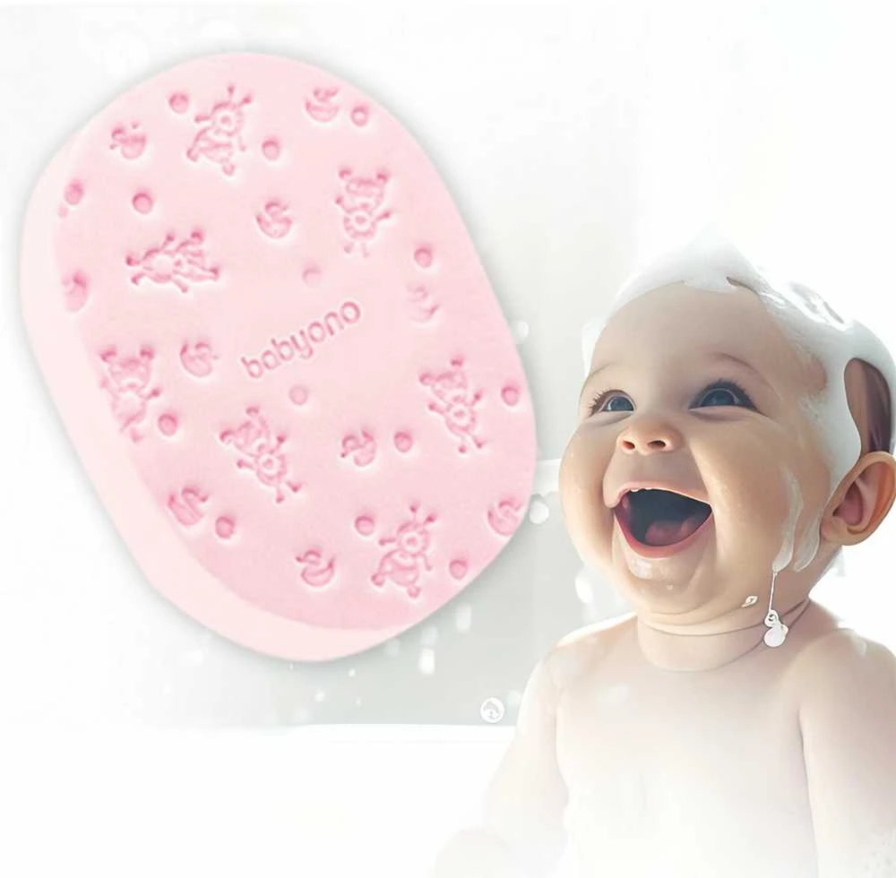 Baby Ono Babyono kempinė maudynėms rožinė 1640/01