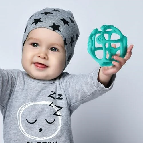 Baby Ono BabyOno kramtukas kamuolys ORTHO žydras 489/05